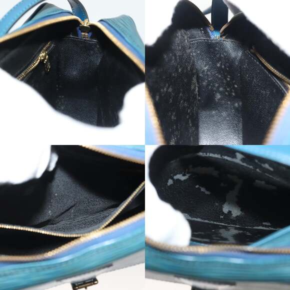 LOUIS VUITTON Epi June Feuille Shoulder Bag Blue M52155 - Picture 12 of 13